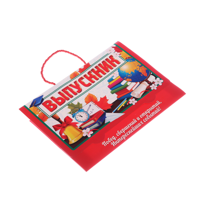 Папка-портфель для подарков "Выпускник"