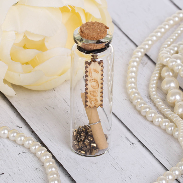 Набор для изготовления поздравления, пожелания с запиской "LOVE"