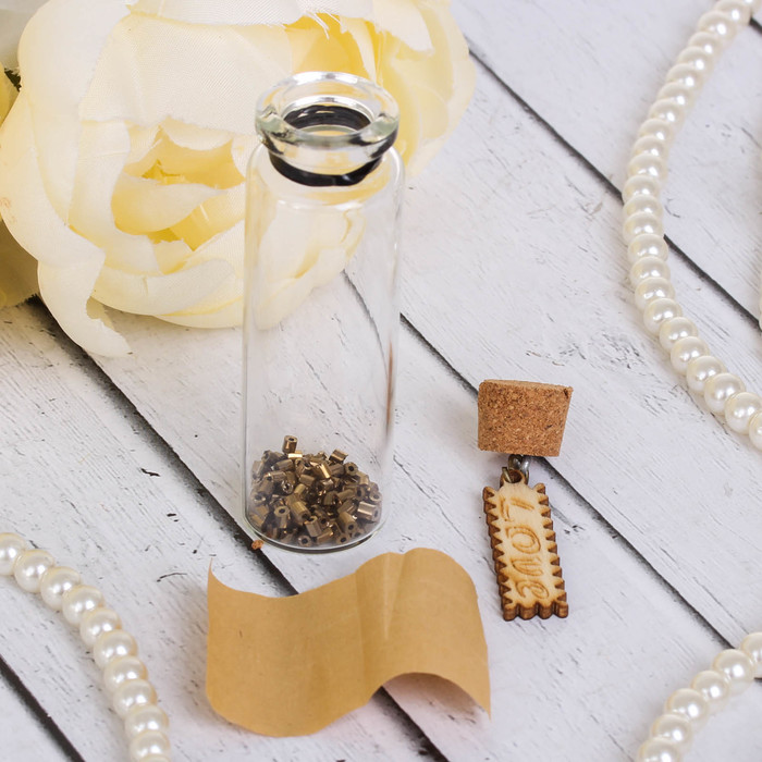 Набор для изготовления поздравления, пожелания с запиской "LOVE"