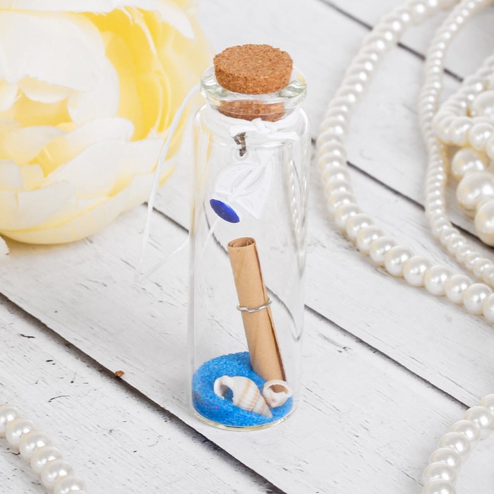 Набор для изготовления поздравления, пожелания с запиской "Морское приключение"