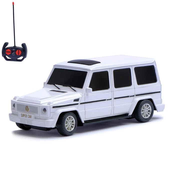 Джип радиоуправляемый "Гелик", 1:18, свет, работает от батареек, МИКС