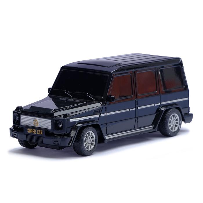 Джип радиоуправляемый "Гелик", 1:18, свет, работает от батареек, МИКС