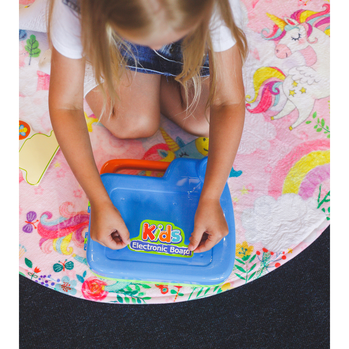 Развивающая игрушка "Доска дипломат" со звуковыми эффектами, складывается в чемоданчик