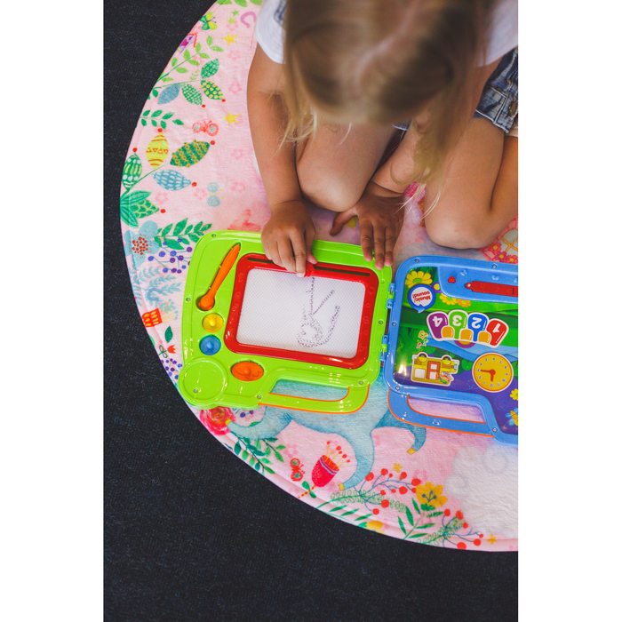 Развивающая игрушка "Доска дипломат" со звуковыми эффектами, складывается в чемоданчик