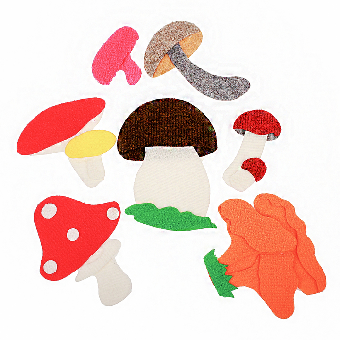 Набор дидактический "Ёжик с грибами", 8 деталей