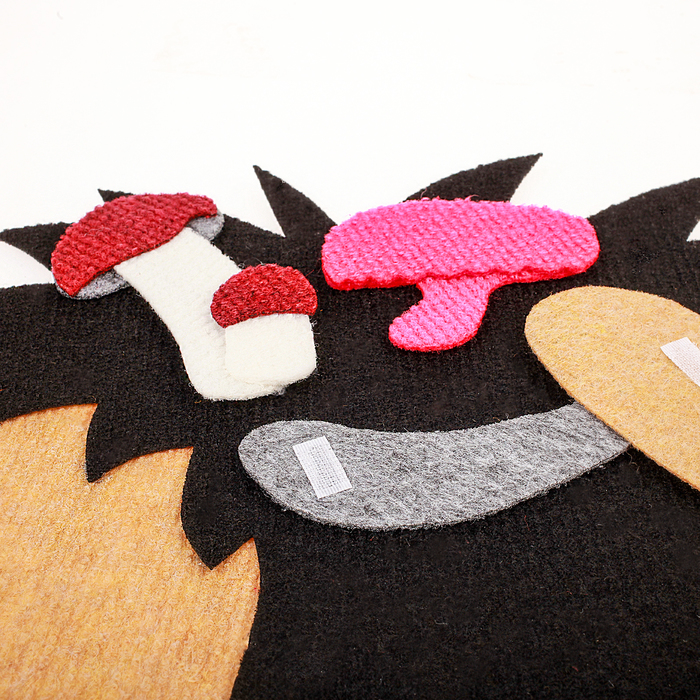 Набор дидактический "Ёжик с грибами", 8 деталей