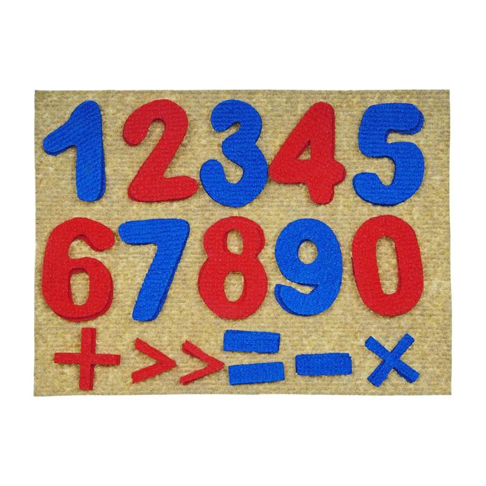 Набор дидактический «Цифры», с игровым полем, 39 деталей игра конструктор дерево состав числа с игровым полем 38 деталей