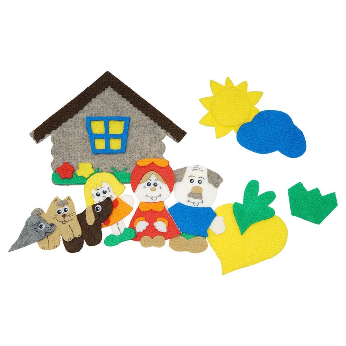 Мини-набор дидактический "Репка" с игровым полем, 12 деталей