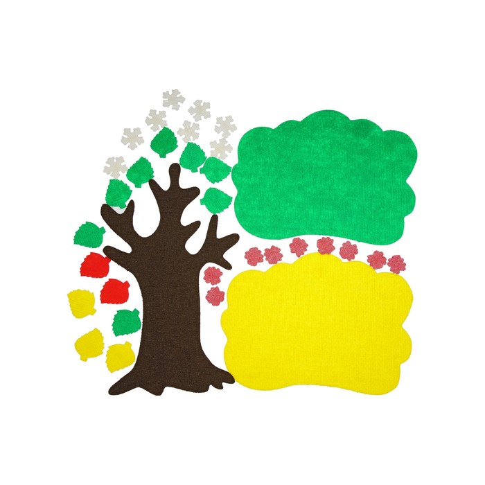 Набор дидактический "Маленькое дерево", 43 детали