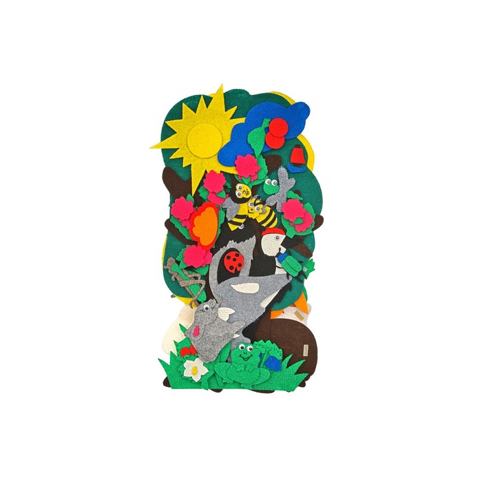 Набор дидактический "Четыре дерева", 76 деталей