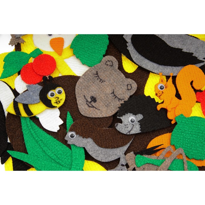 Набор дидактический "Четыре дерева", 76 деталей