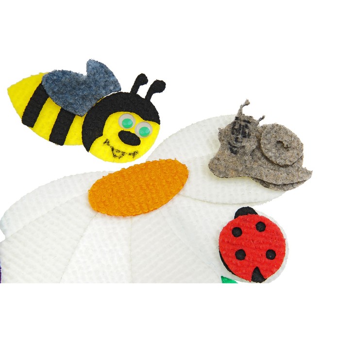 Набор дидактический "Насекомые" с игровым полем, 19 деталей