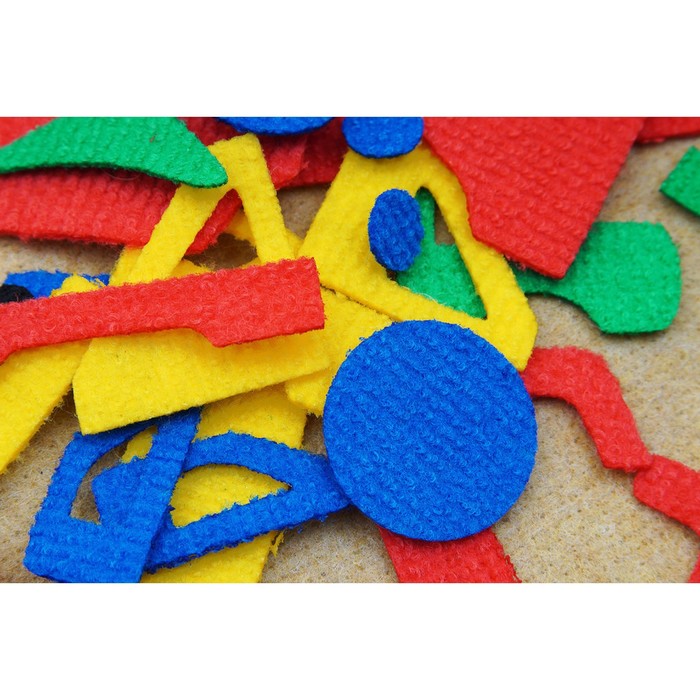 Набор дидактический "Транспорт" конструктор с игровым полем, 92 детали