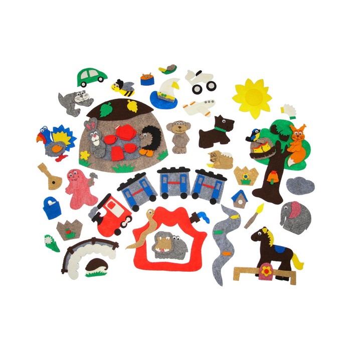 Набор дидактический "Домик для язычка", 48 деталей