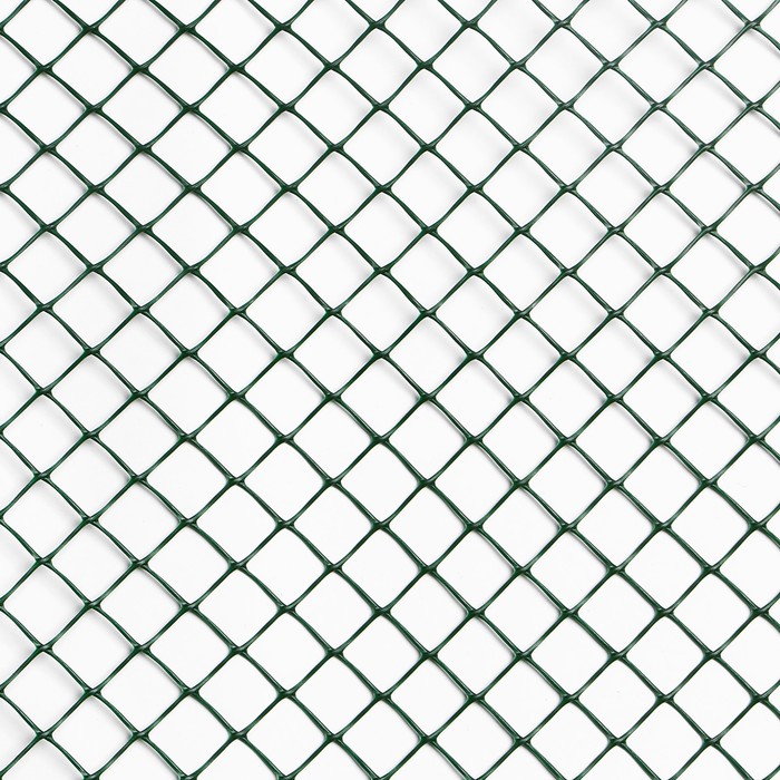 Сетка садовая, 0.5 х 20 м, ячейка 1.5 х 1.5 см, хаки