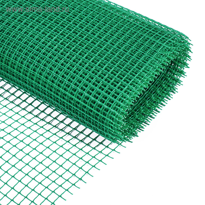 фото Сетка садовая, 0,9 × 10 м, ячейка 1.7 × 1.7 см, зелёная, greengo