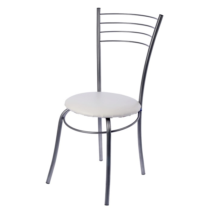 Стул "Бистро", цвет белый/хром