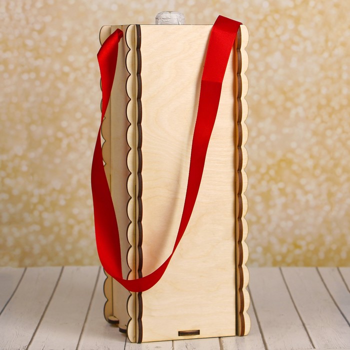 Коробка под бутылку "8 Марта!" подарки