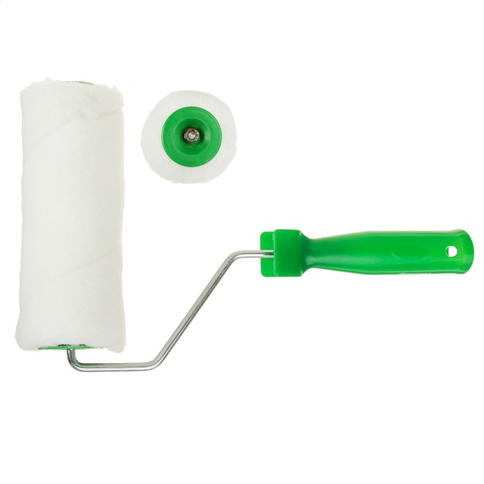 Валик TUNDRA basic, полиэстер, 180 мм, ручка d=6 мм, D=42 мм, ворс 16 мм