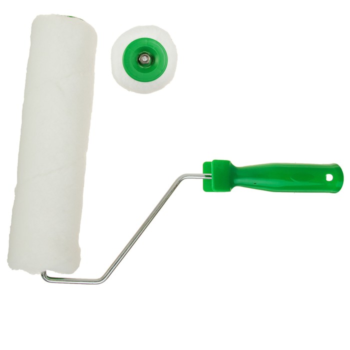 Валик TUNDRA basic, полиэстер, 250 мм, ручка d=6 мм, D=42 мм, ворс 16 мм