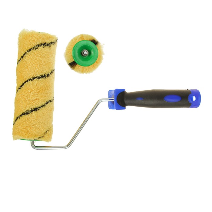 Валик TUNDRA comfort, полиакрил, 180 мм, ручка d=6 мм, D=42 мм, ворс 12 мм, двухкомп. ручка