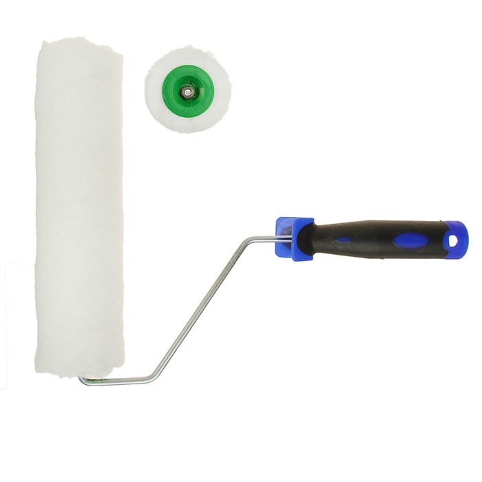 Валик TUNDRA comfort, полиэстер, 250 мм, ручка d=6 мм, D=42 мм, ворс 16 мм, двухкомп. ручка