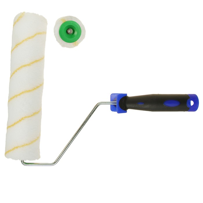 Валик TUNDRA comfort, полиакрил, 250 мм, ручка d=6 мм, D=42 мм, ворс 12 мм, двухкомп. ручка