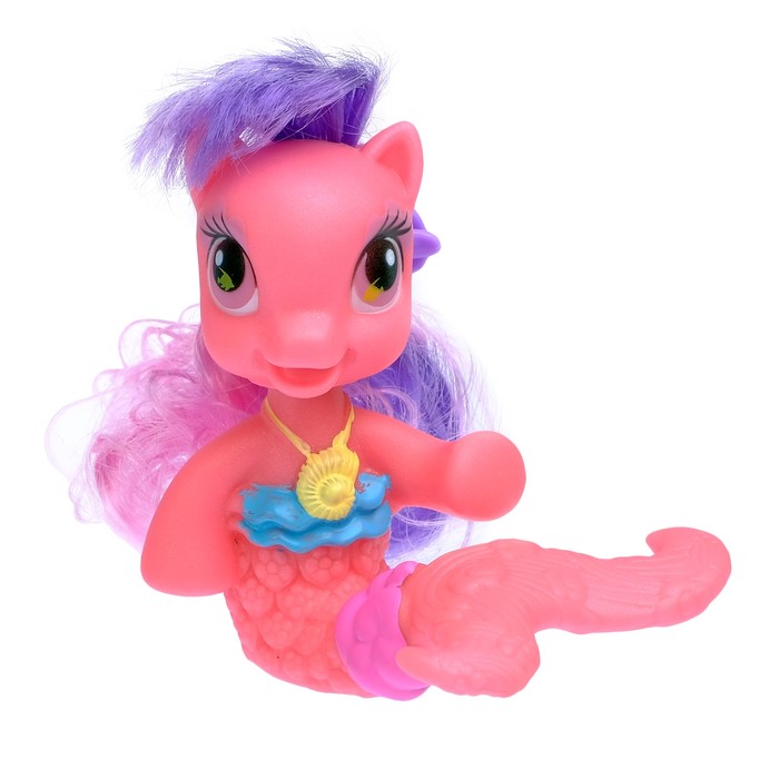 Пони "Морская принцесса" с каретой и аксессуарами, световые и звуковые эффекты, МИКС