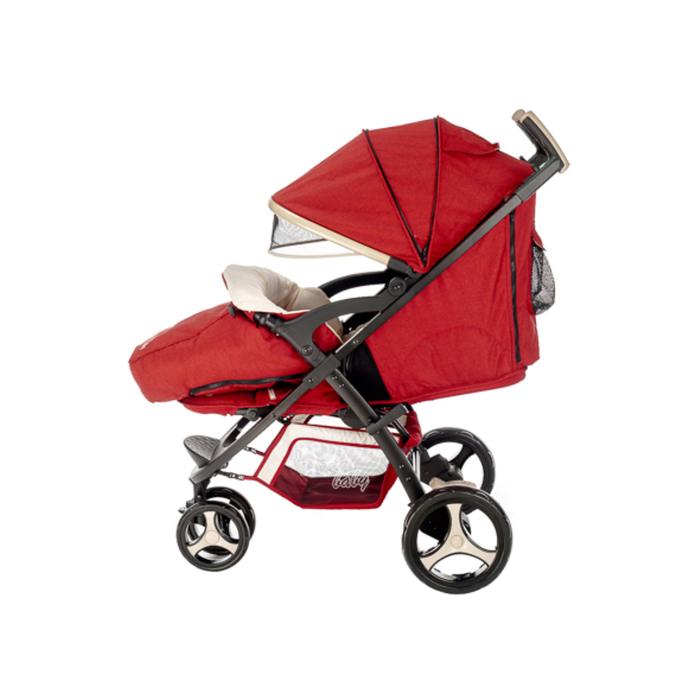Коляска прогулочная Liko Baby BT-1218B, цвет кирпичный