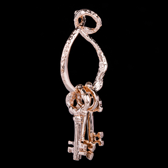 Подвеска бижар "Ключики", цвет золота