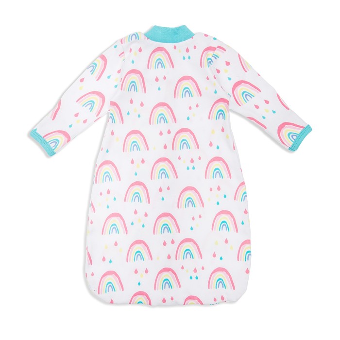 Комбинезон-спальник для девочки "Радуга", рост 56 см, цвет белый 2311-075 _М