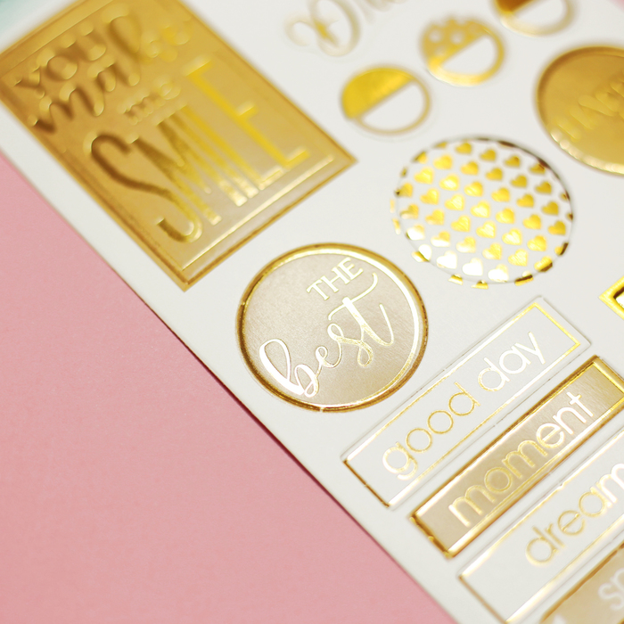 Чипборд вырубной для скрапбукинга с фольгированием My dreams, 12 х 20 см