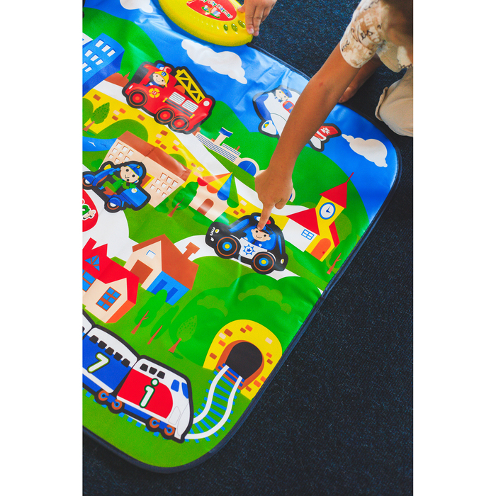Коврик музыкальный "Мой город", звуковые эффекты, работает от батареек