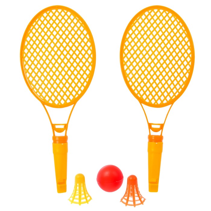 Набор ракеток "Крутой теннис": 2 ракетки, 1 мяч
