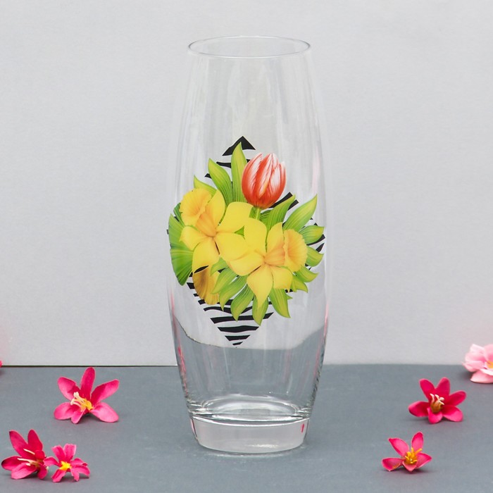 Ваза "Нарцисс" d-7.5см  10,5х26,5 см