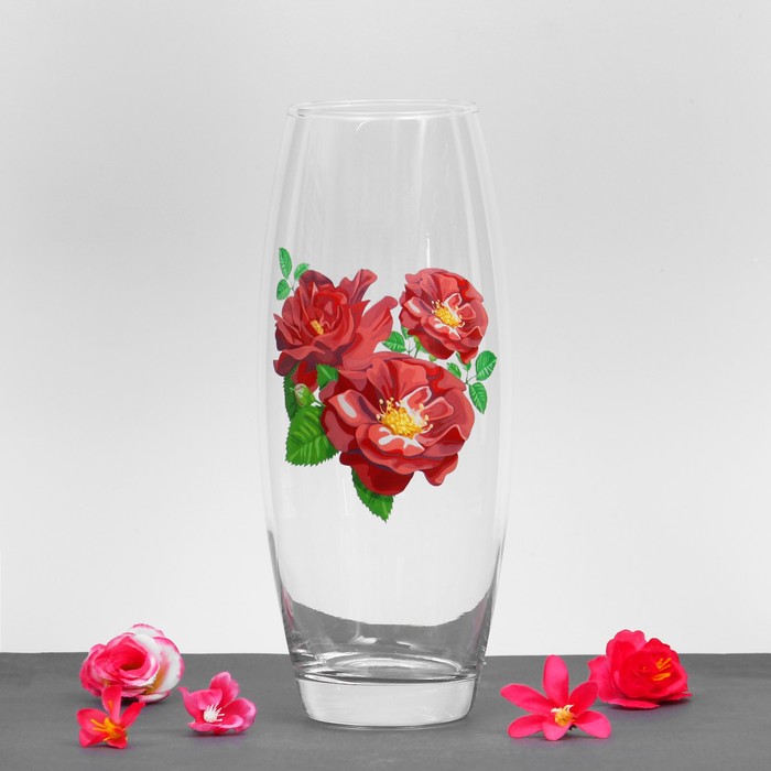 Ваза "Шиповник" d-7.5см  10,5х26,5 см