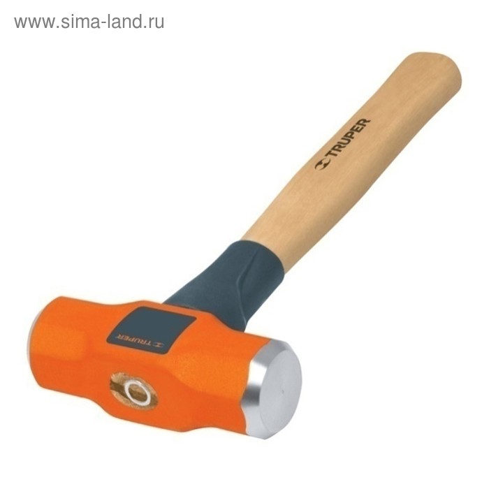 фото Молоток инженерный truper md-2m, 0.9 кг, деревянная ручка 30 см, антишоковый наконечник