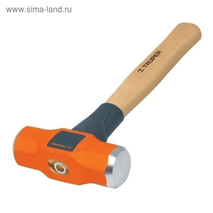 фото Молоток инженерный truper md-3m, 1.2 кг, деревянная ручка 30 см, антишоковый наконечник