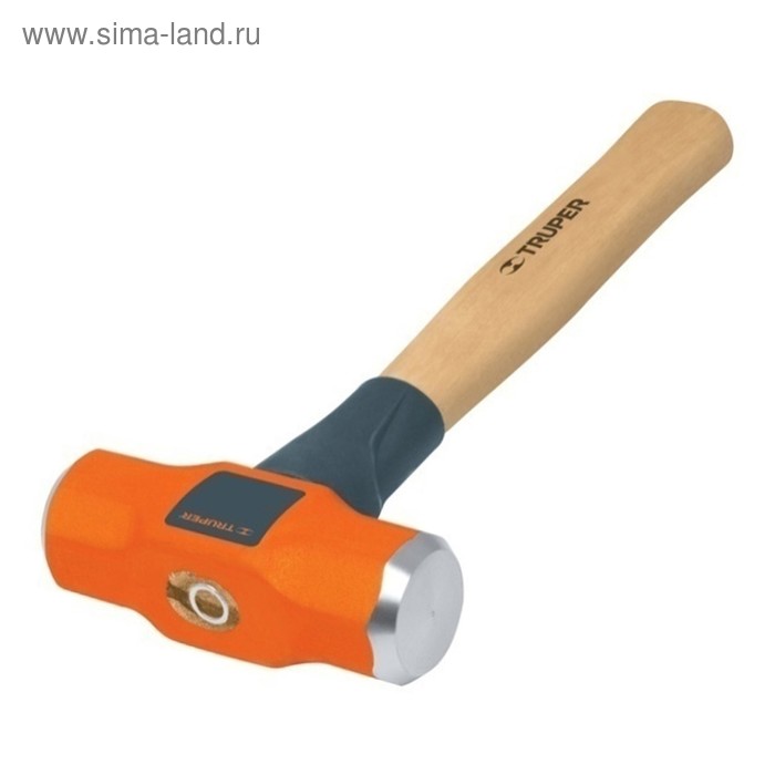 фото Молоток инженерный truper md-2.5m, 1.13 кг, деревянная ручка 30 см, антишоковый наконечник
