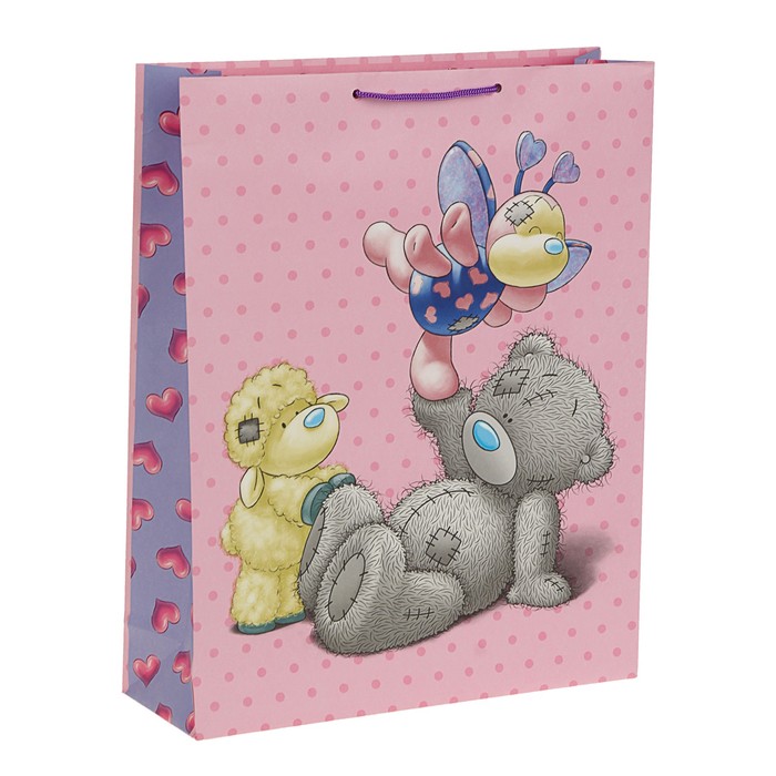 Пакет подарочный "Счастливы вместе", 42,5 х 33 х 10 см