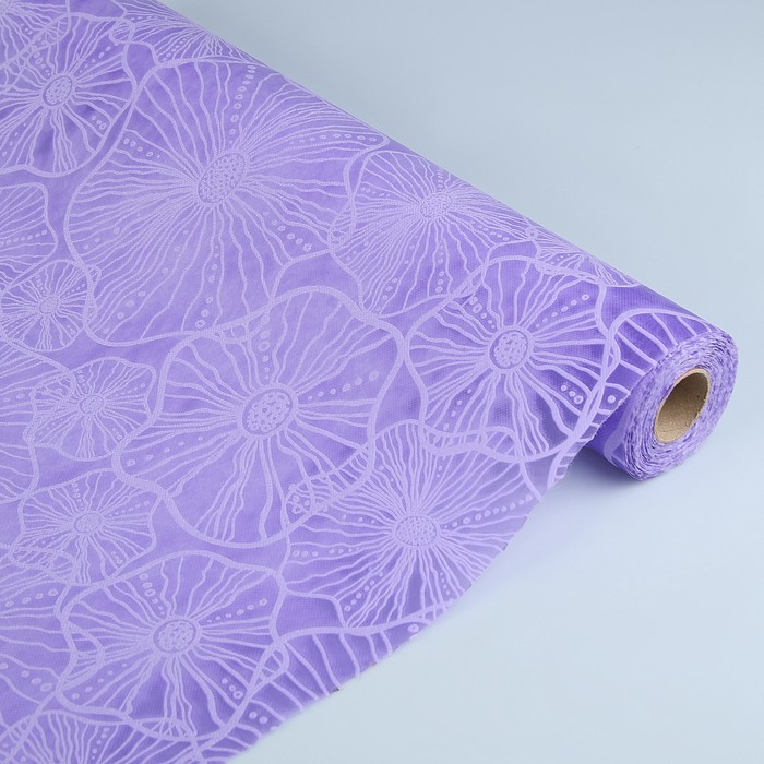 Фетр ламинированный фактурный "Лотос", 53 см х 10 м