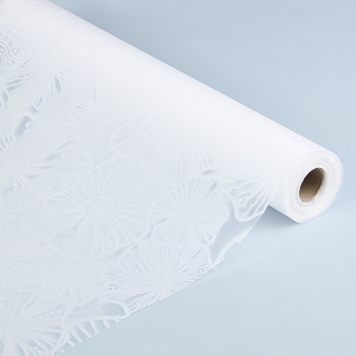 Фетр ламинированный фактурный "Лотос", 53 см х 10 м