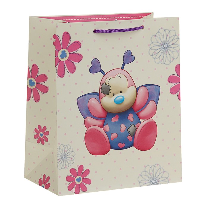Пакет подарочный "Пчелка", 24 х 20,3 х 11,5 см