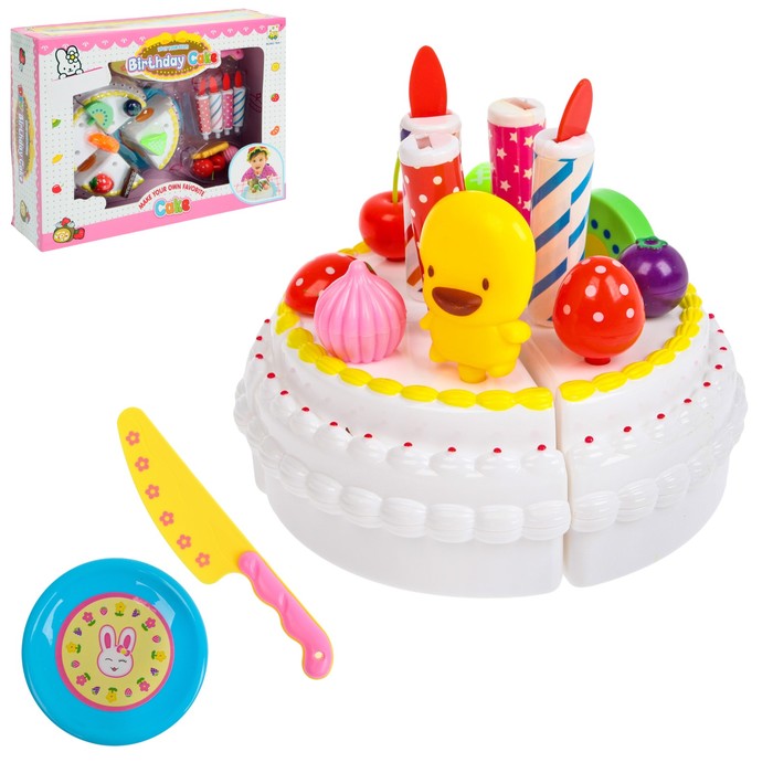 Игровой набор "Торт" на липучках