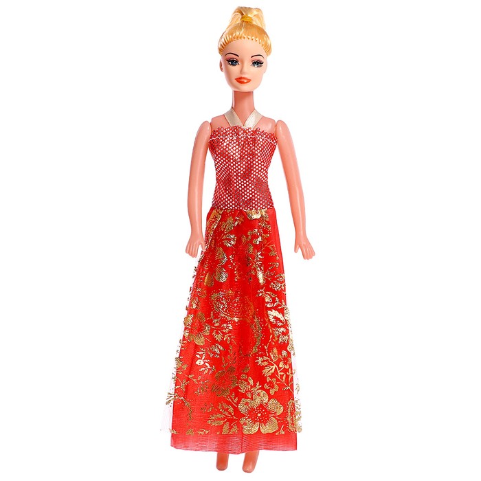 Кукла-модель «Наташа» в длинном платье, МИКС