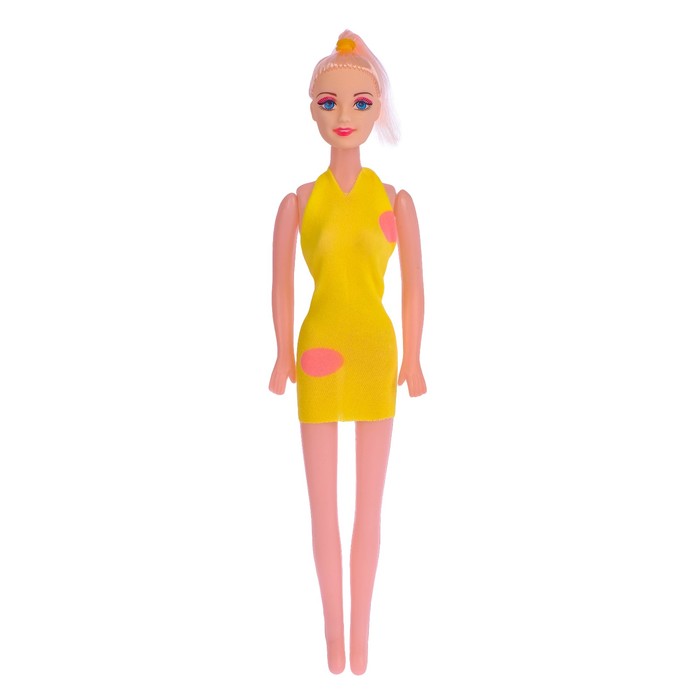 Кукла модель "Оля" в платье, МИКС
