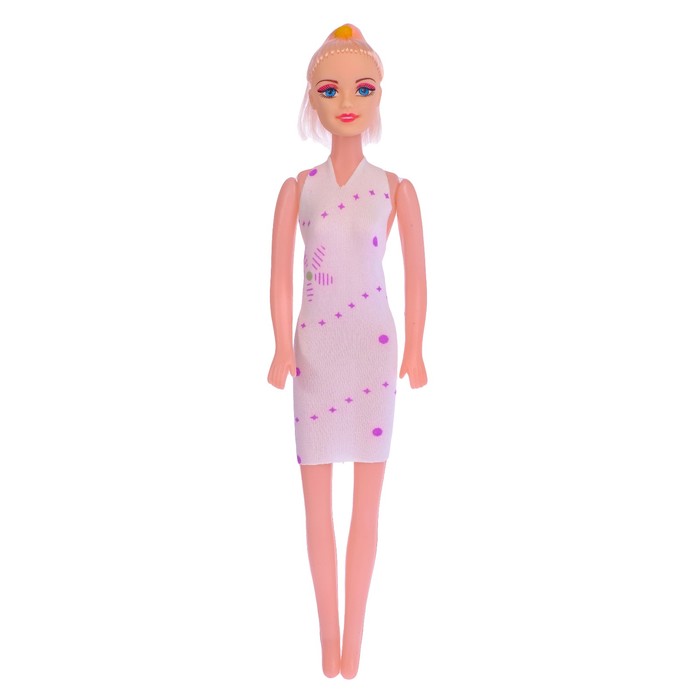 Кукла модель "Оля" в платье, МИКС