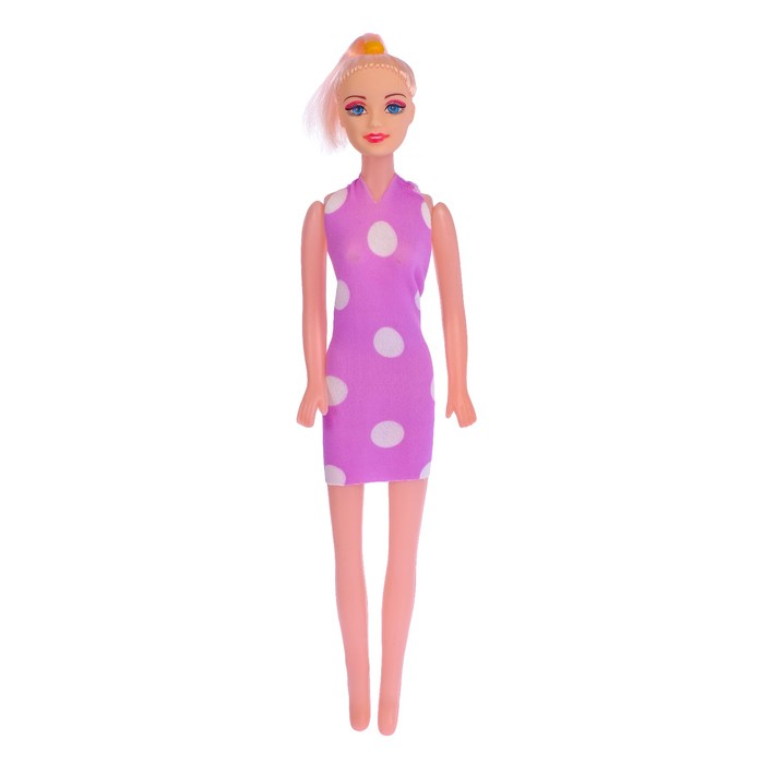 Кукла модель "Оля" в платье, МИКС