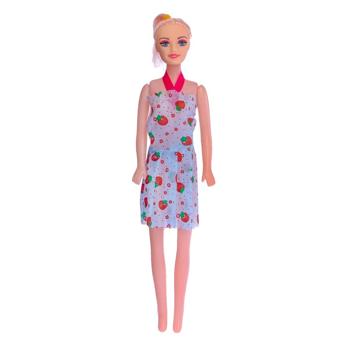 Кукла модель "Ася" в платье, МИКС
