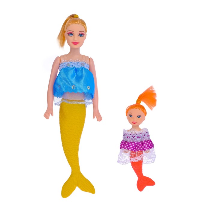 Кукла "Русалочка" с куклой-малышкой, МИКС